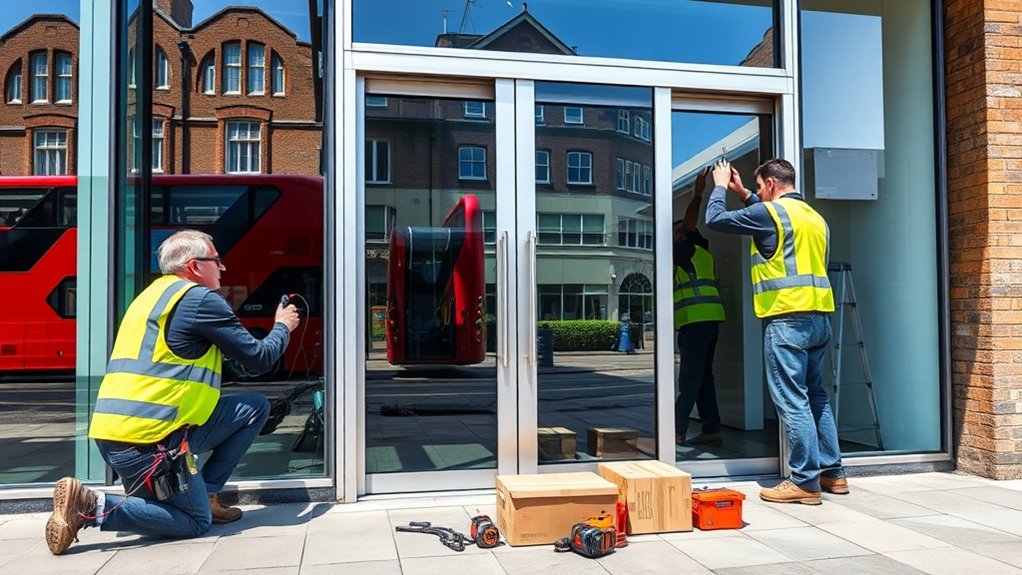 Automatic Door Installation Crystal Palace