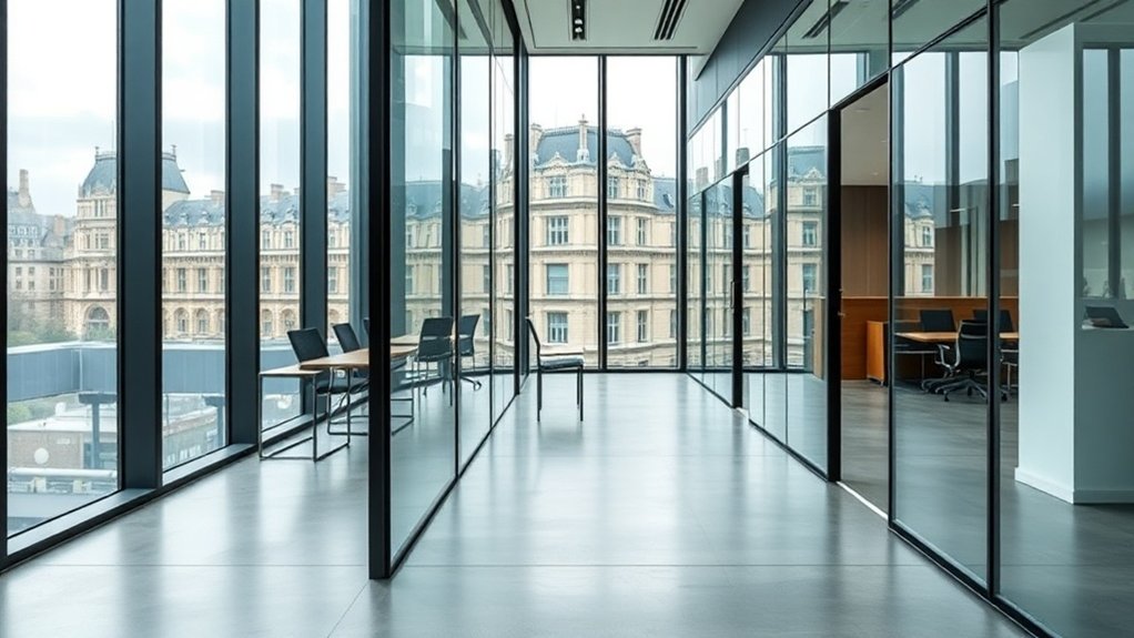 Glass Partitions Crystal Palace