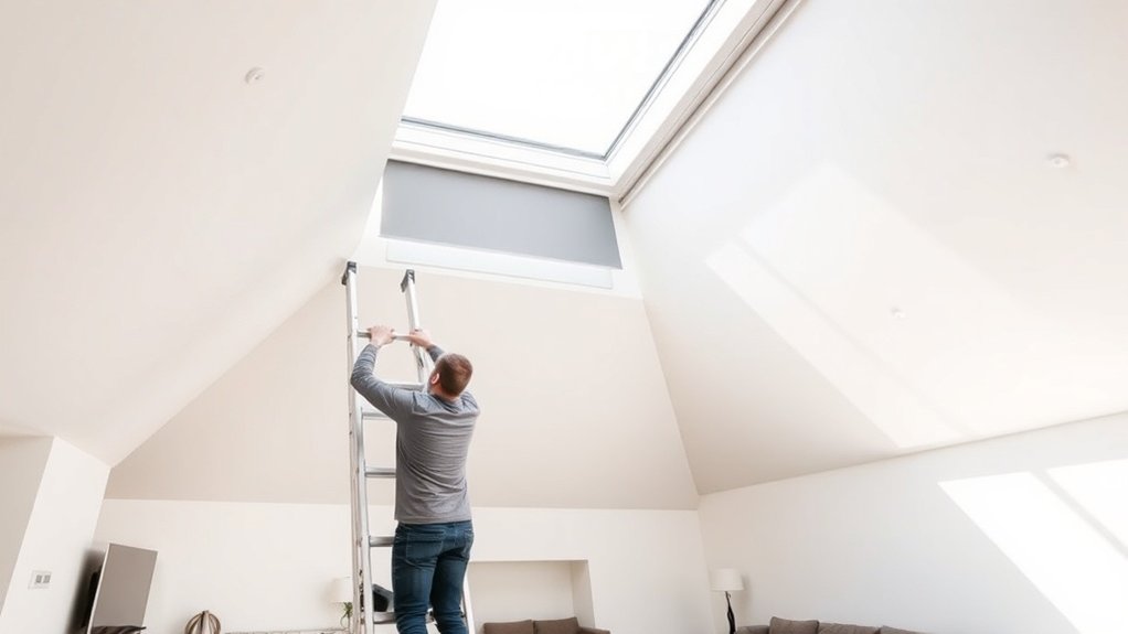 Skylight Blinds Installation Crystal Palace