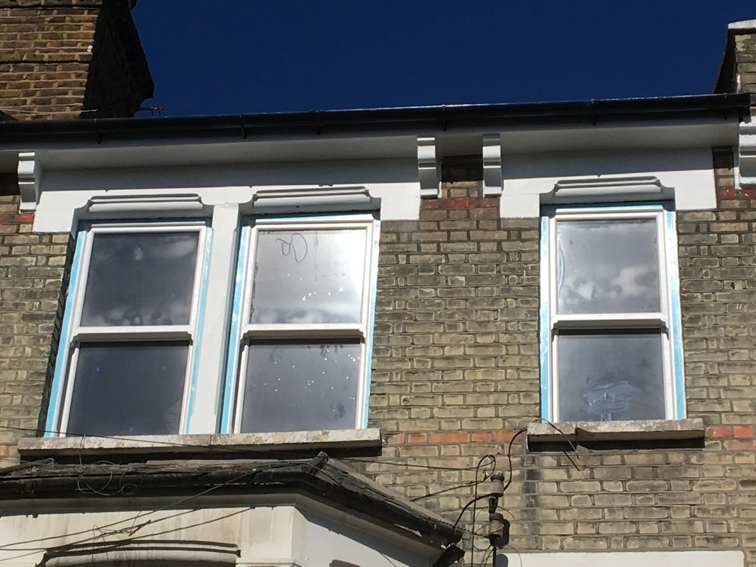 New uPVC sash windows fitted on Victorian terrace in Crystal Palace